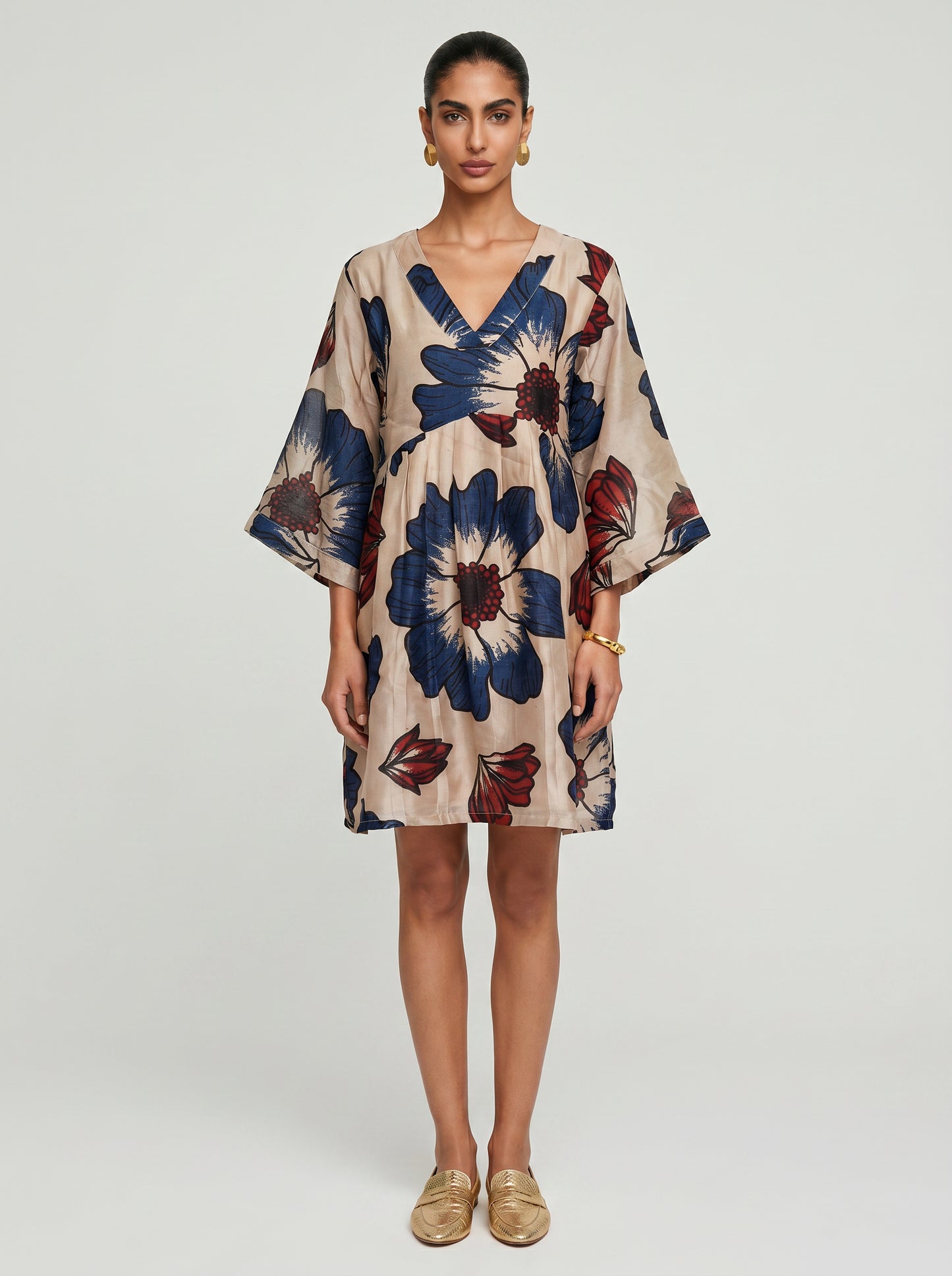 Noa White Chanderi Dress