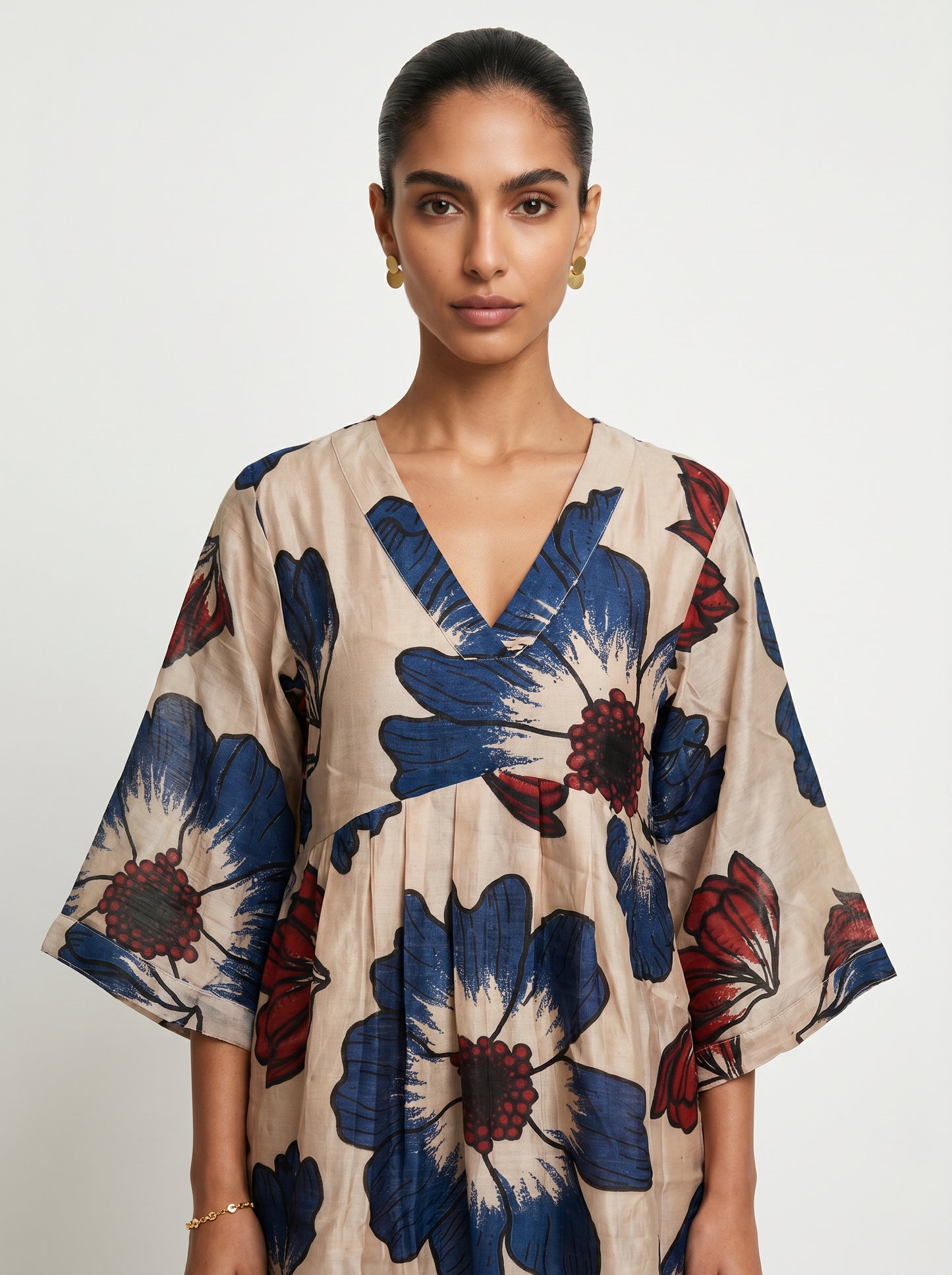 Noa White Chanderi Dress