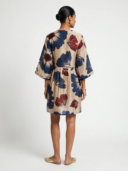 Noa White Chanderi Dress