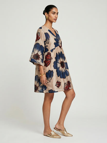 Noa White Chanderi Dress
