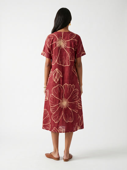Bea Red Modal Dress