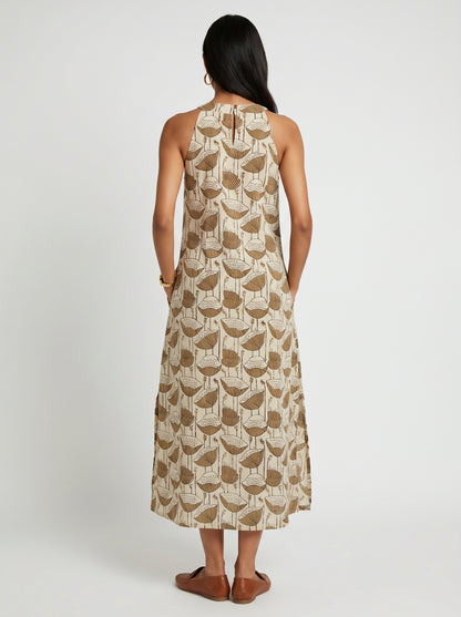 Rue Beige Cotton Dress