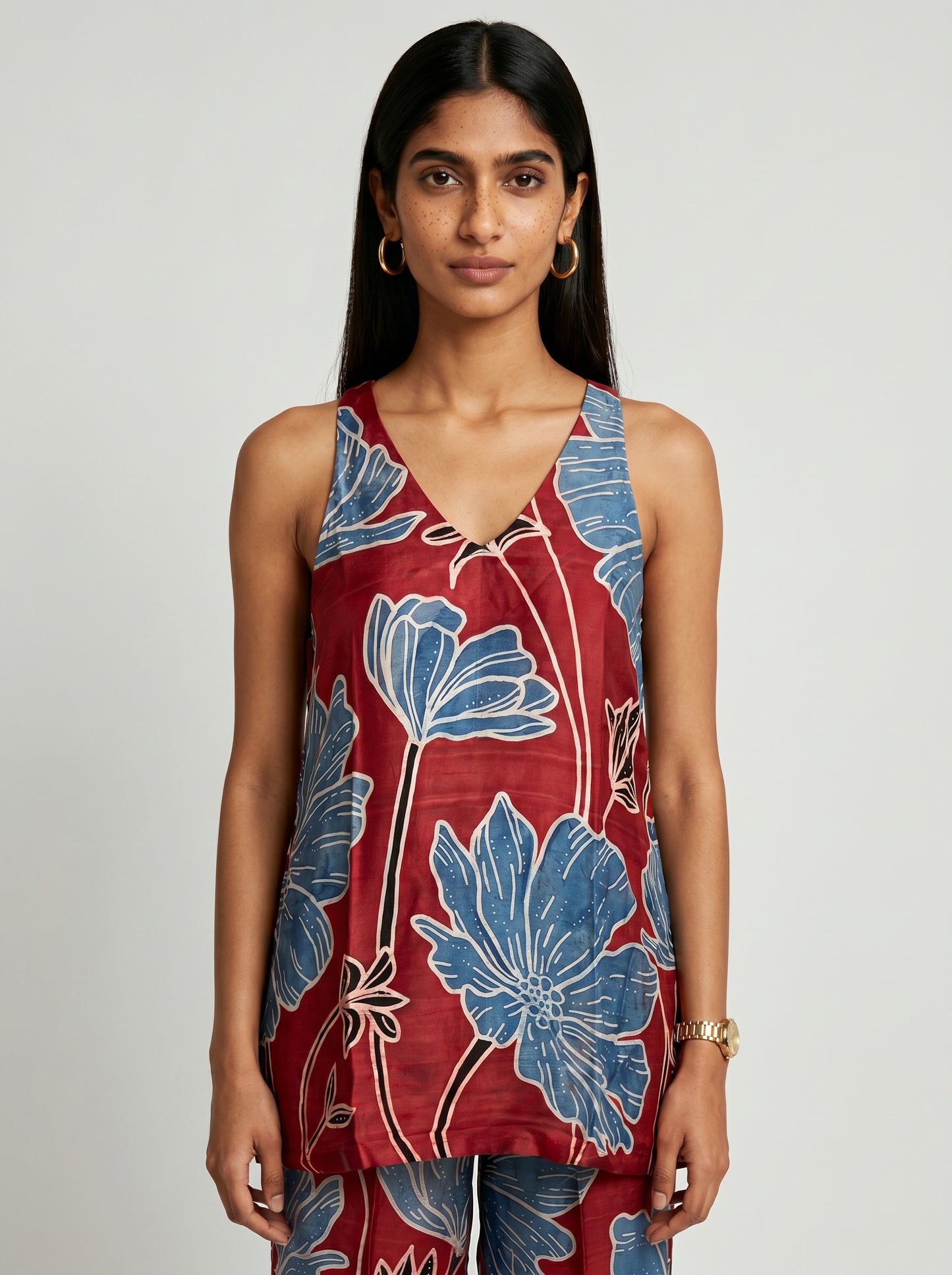Dua Red Modal co-ord set