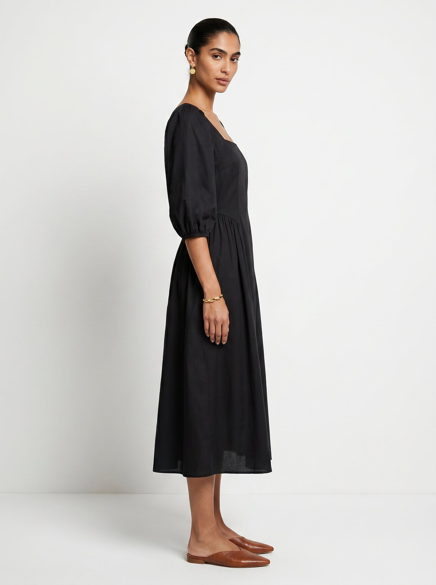 Zoe Black Chanderi Dress