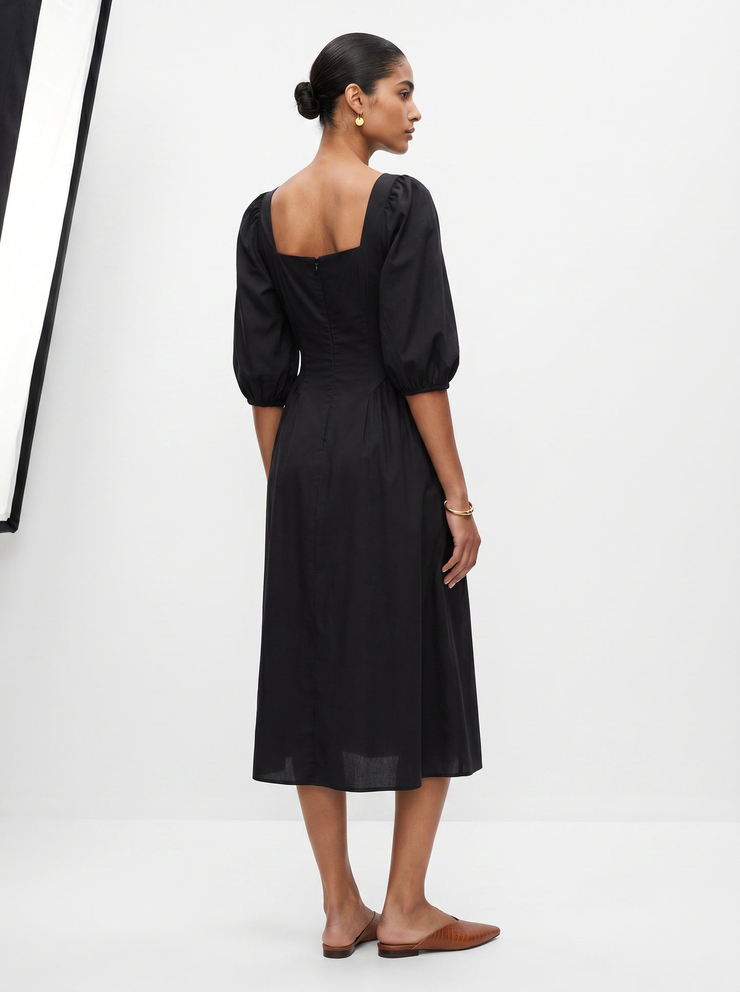 Zoe Black Chanderi Dress