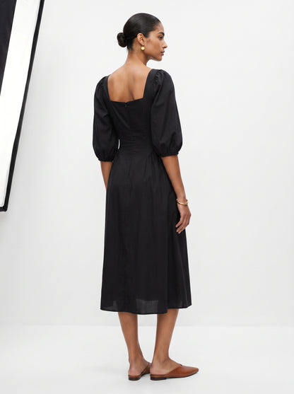 Zoe Black Chanderi Dress