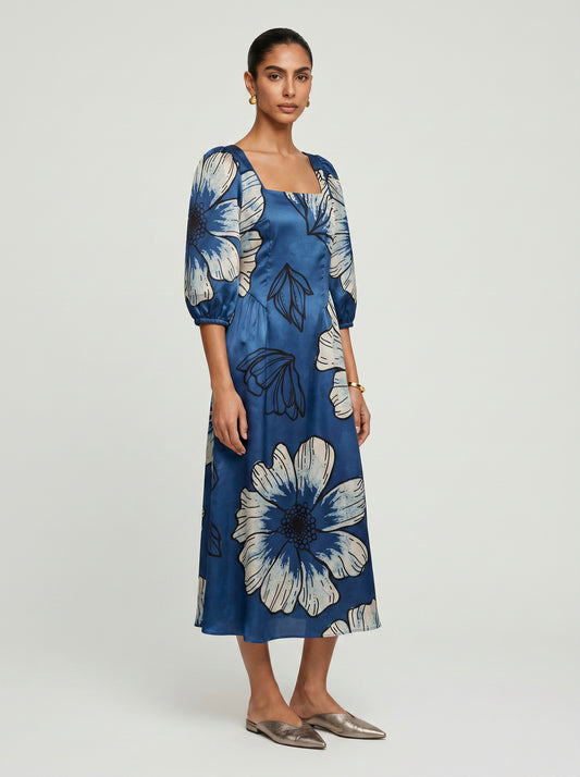 Zoe Blue Modal Dress