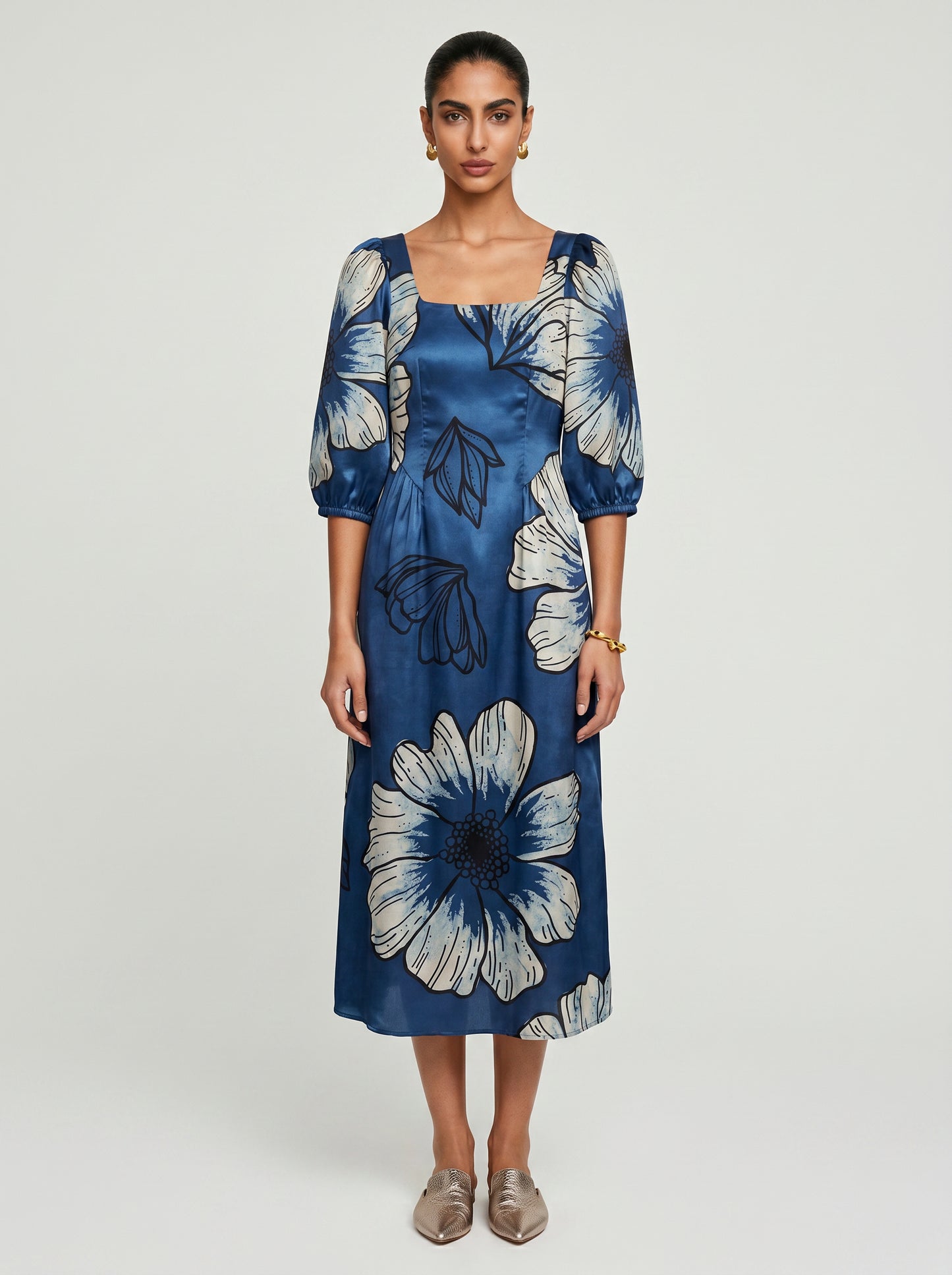 Zoe Blue Modal Dress