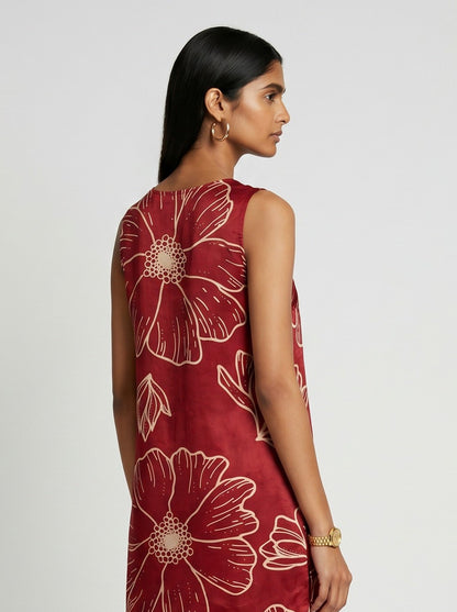Ana Red Modal Kurta set