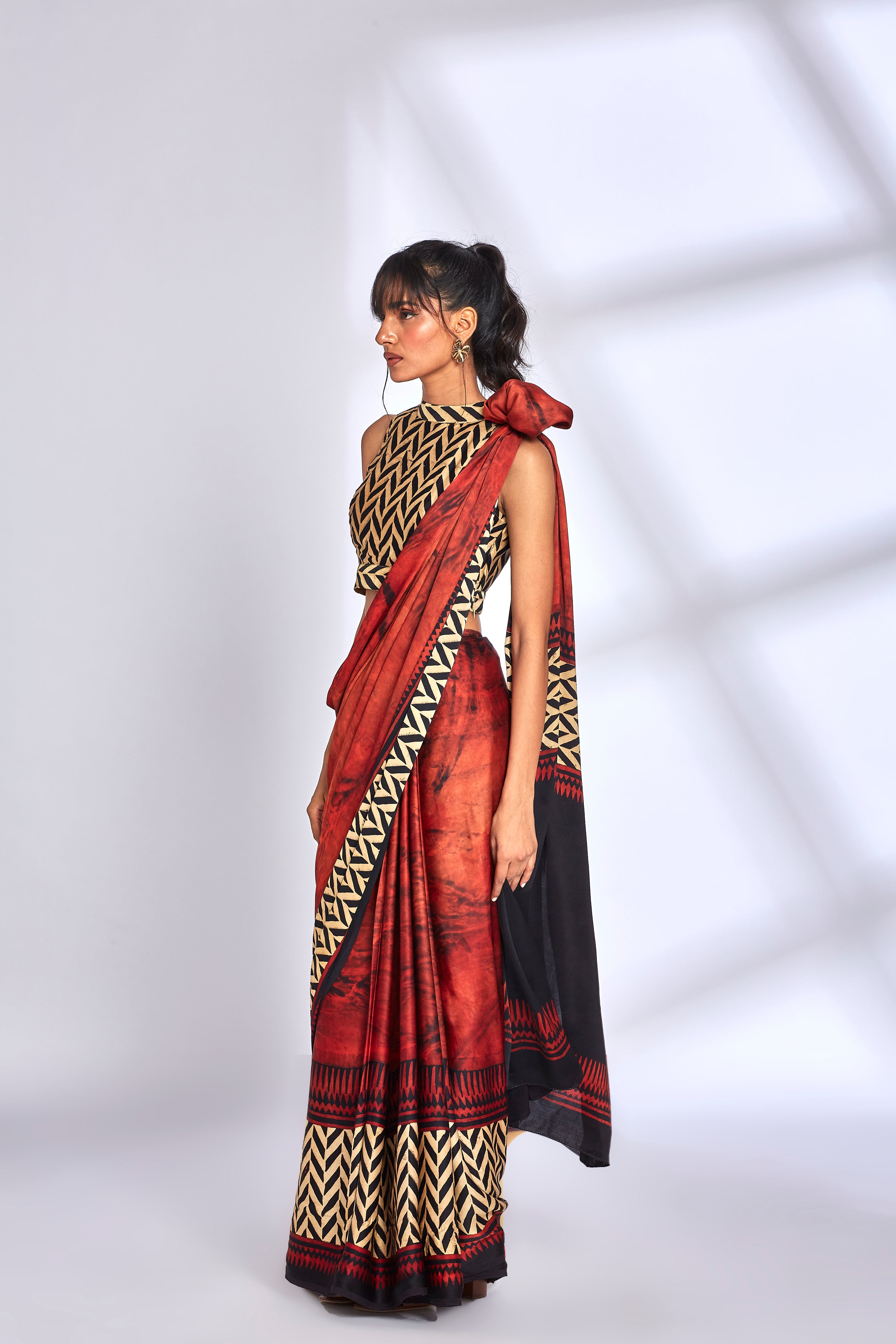 Pre Order: Mehndi Noor Saree main image 1