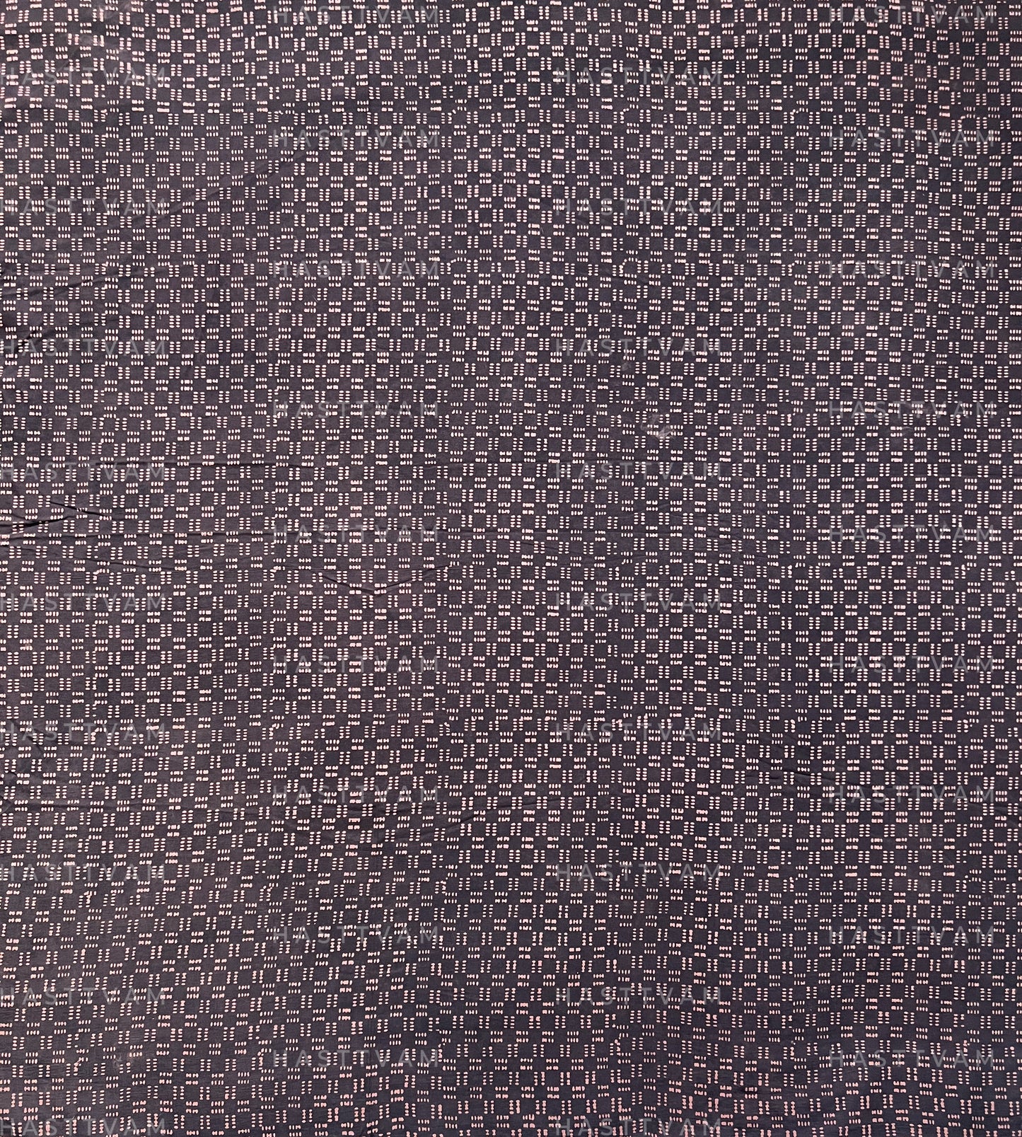 Aura Black (With Red squares Cotton)