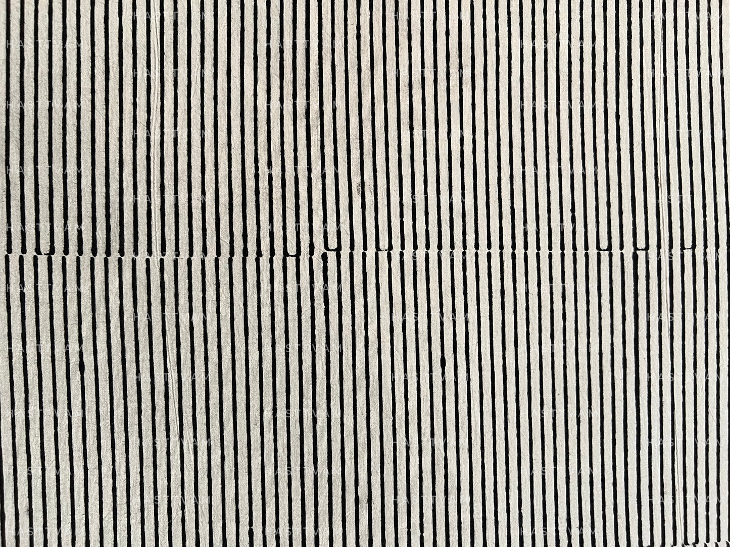 Mia (White and Black Cotton Stripes)
