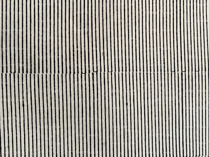 Mia (White and Black Cotton Stripes)