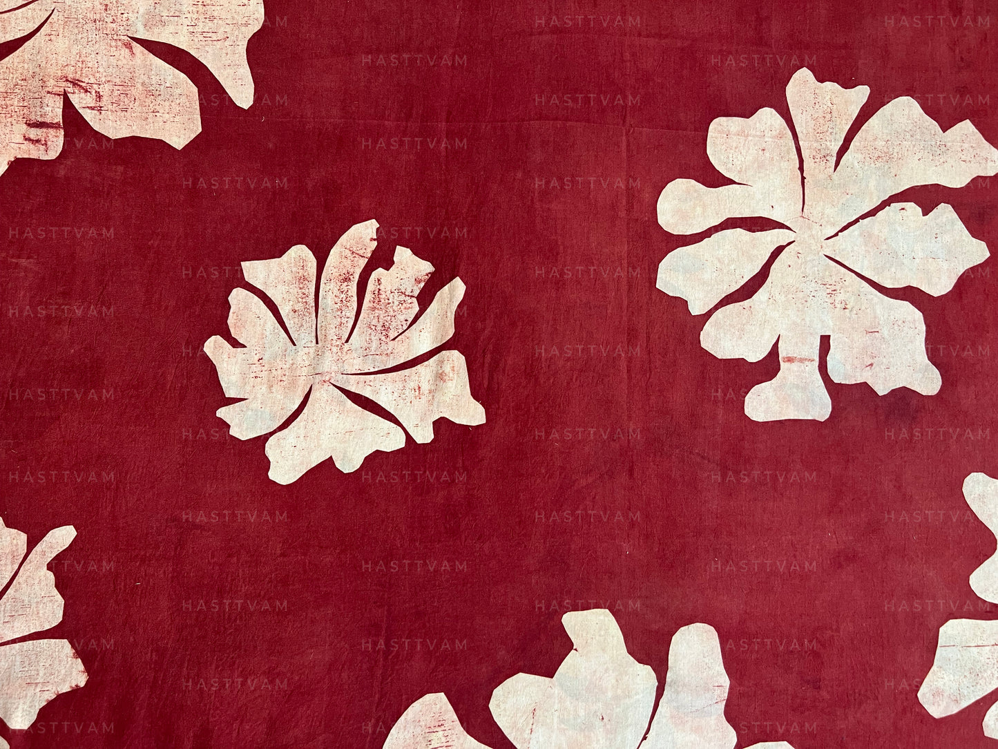 Kiara (Red and White Floral Cotton)