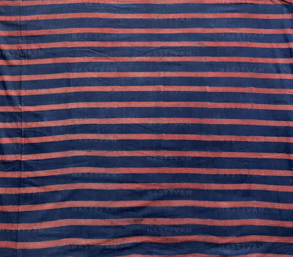 Aaroo Stripes (Indigo with Red Cotton)
