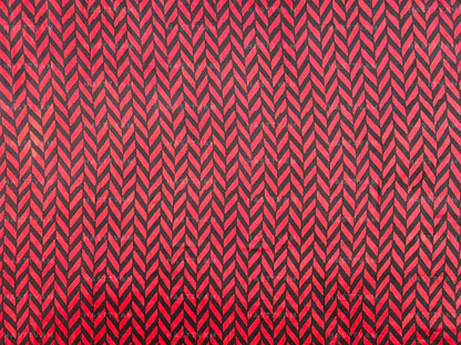 Aaroo Red (With Black Herringbone Modal)