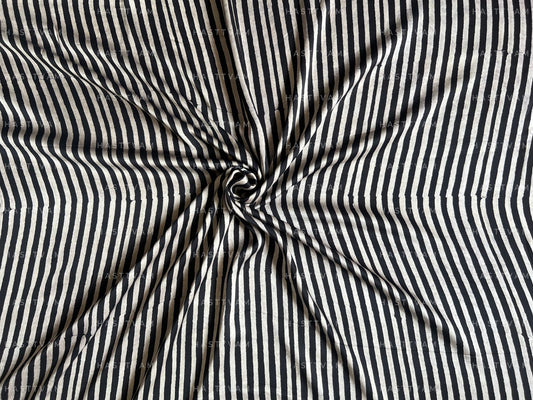 Willow Stripe (Black and White Modal)