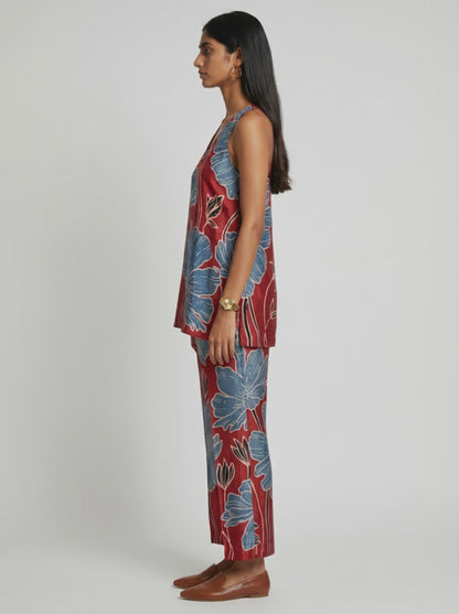 Dua Red Modal co-ord set