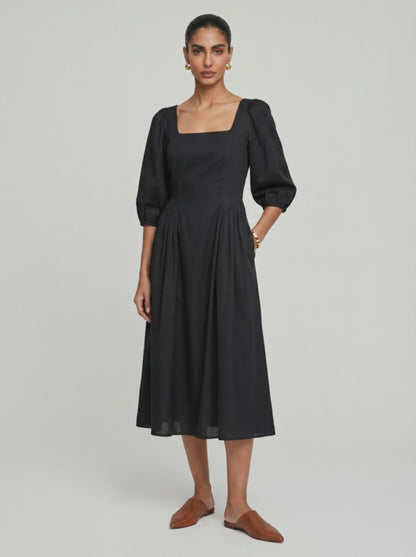 Zoe Black Chanderi Dress