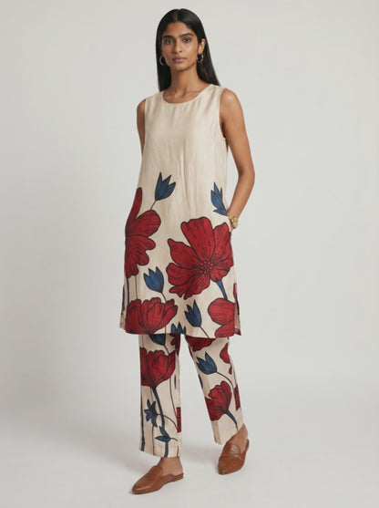 Ana White Modal Kurta set