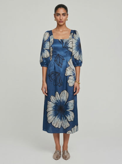 Zoe Blue Modal Dress