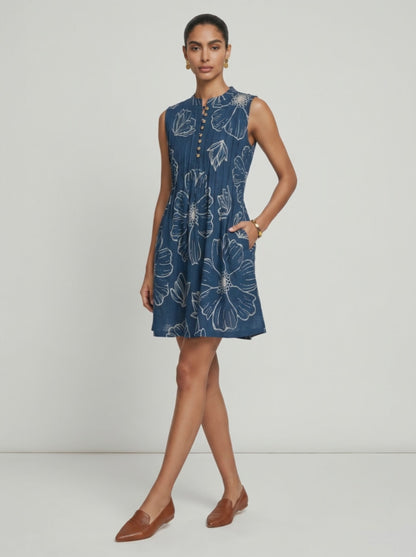 Ivy Blue Cotton Dress