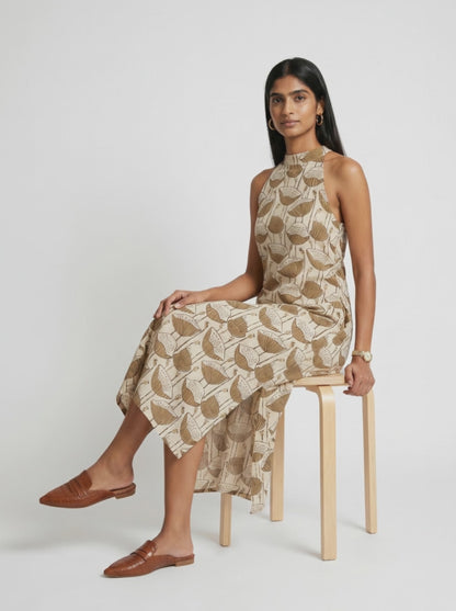 Rue Beige Cotton Dress